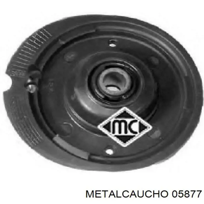 05877 Metalcaucho soporte amortiguador delantero