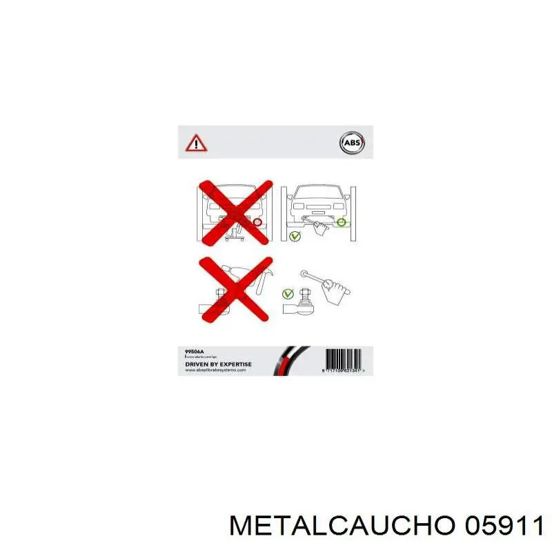 Bieleta estabilizadora delantera 05911 Metalcaucho