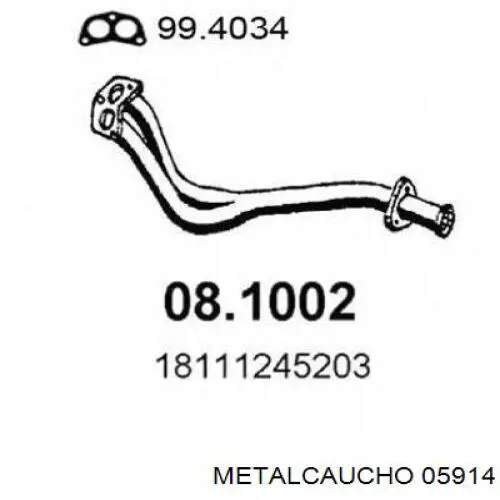 Comprar 05914 Metalcaucho Caja de termostato