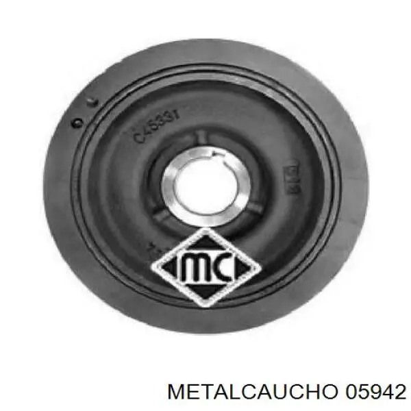 Comprar 05942 Metalcaucho La polea del cigüeñal