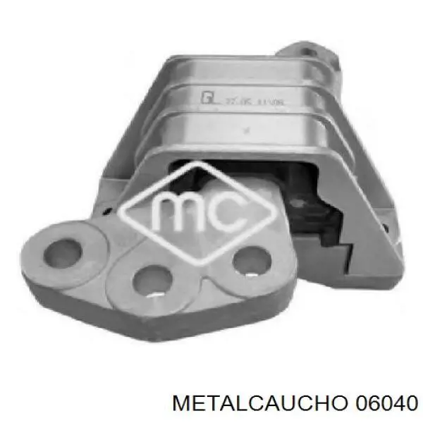 06040 Metalcaucho soporte motor delantero