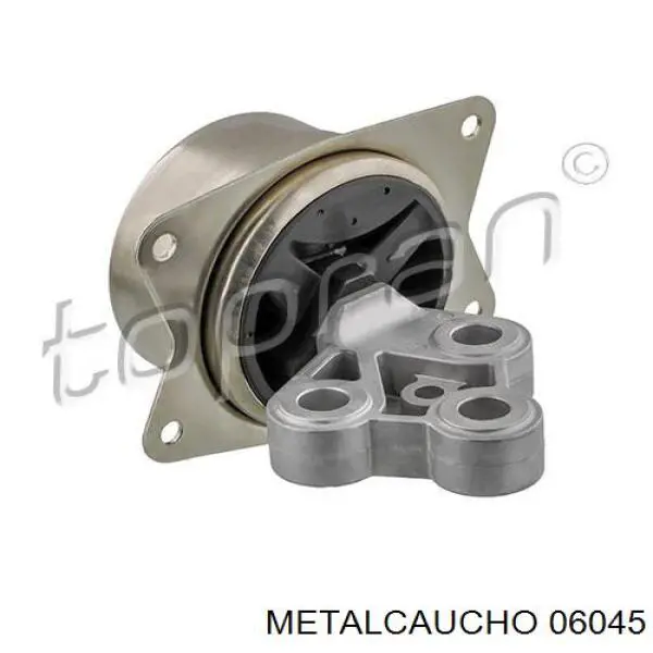 06045 Metalcaucho soporte motor izquierdo