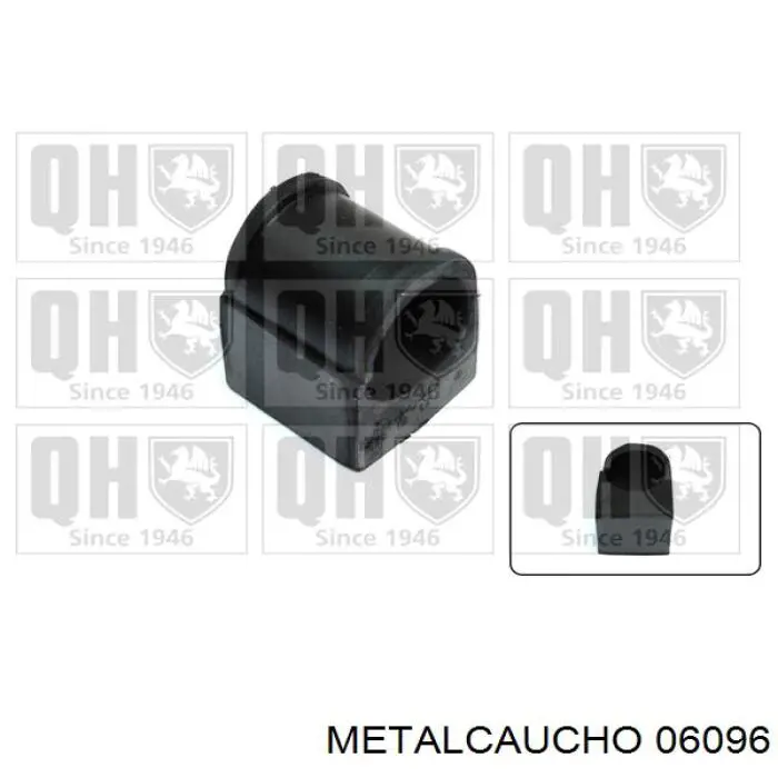 Comprar 06096 Metalcaucho Buje de barra estabilizadora delantera