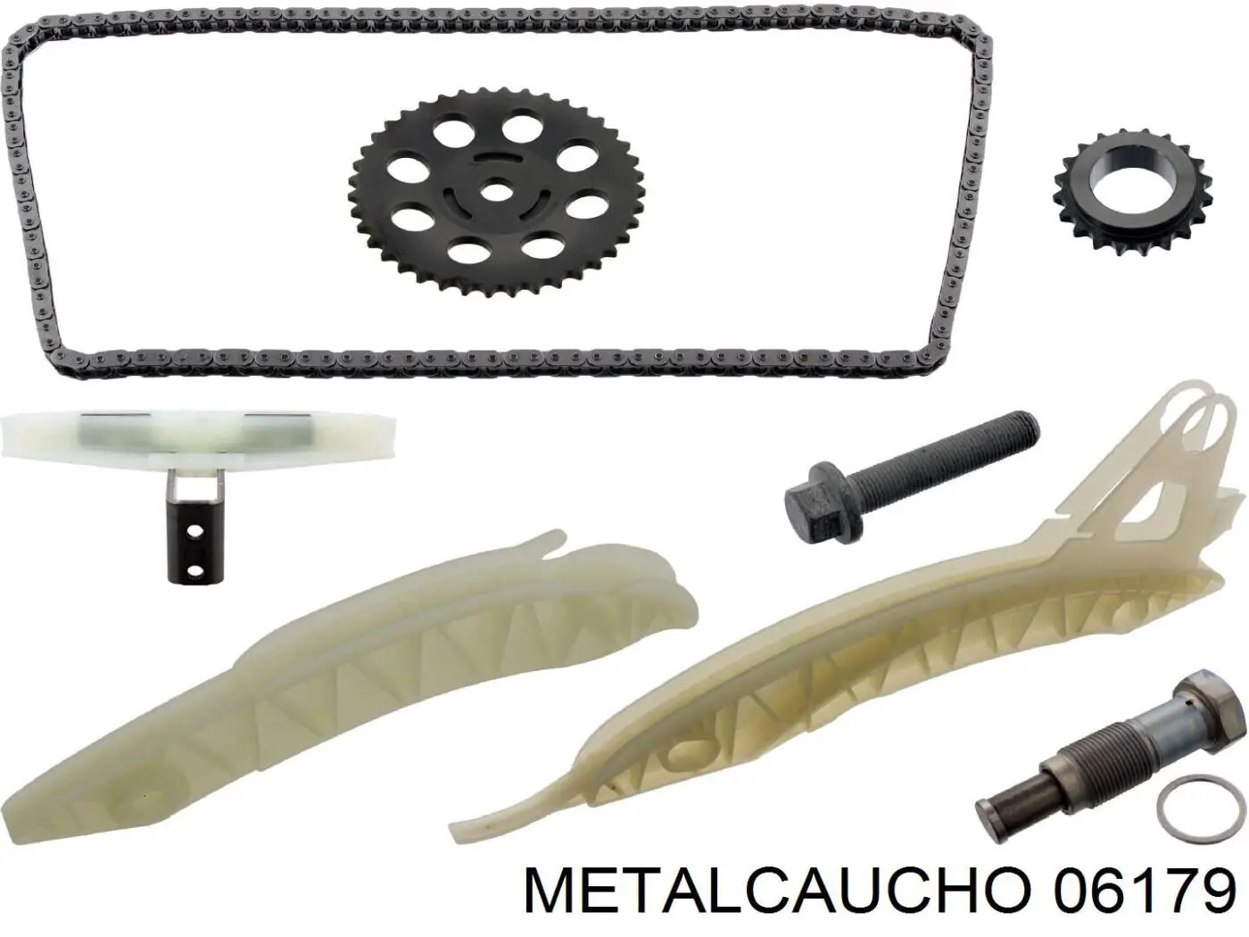 Kit de cadena de distribución 06179 Metalcaucho