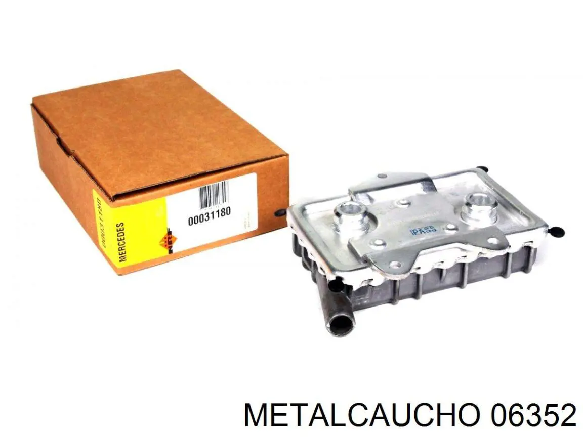 06352 Metalcaucho Radiador de aceite