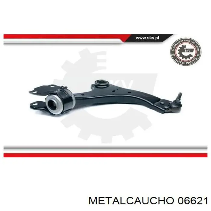 Comprar 06621 Metalcaucho Brazo inferior derecho de la suspensión delantera