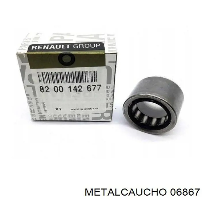Cojinete piloto del cigüeñal 06867 Metalcaucho