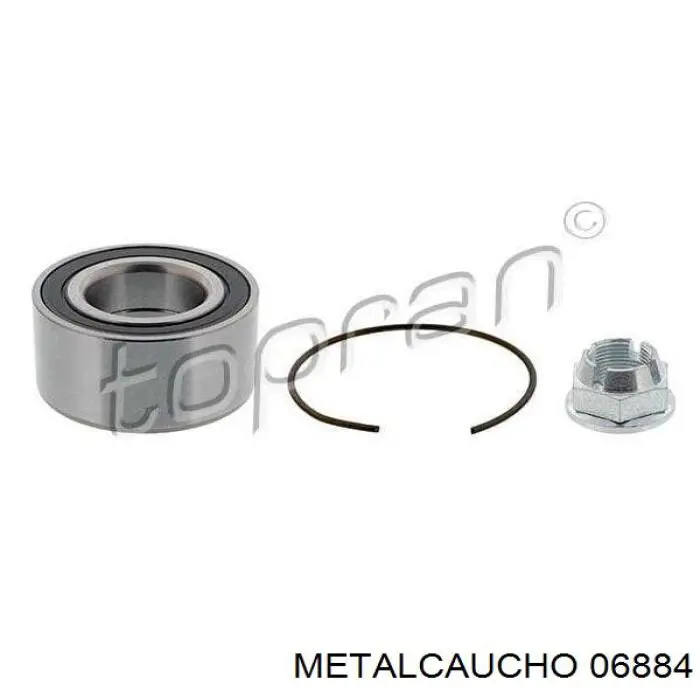 06884 Metalcaucho soporte, motor, derecho superior