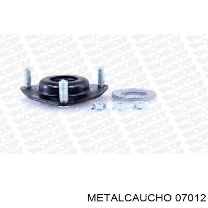 07012 Metalcaucho soporte amortiguador delantero