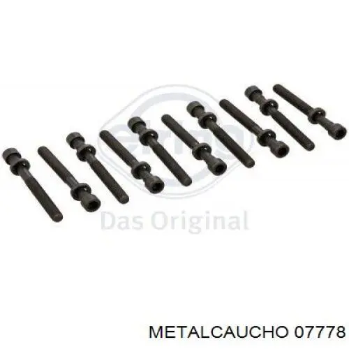 Manguera inferior del radiador 07778 Metalcaucho