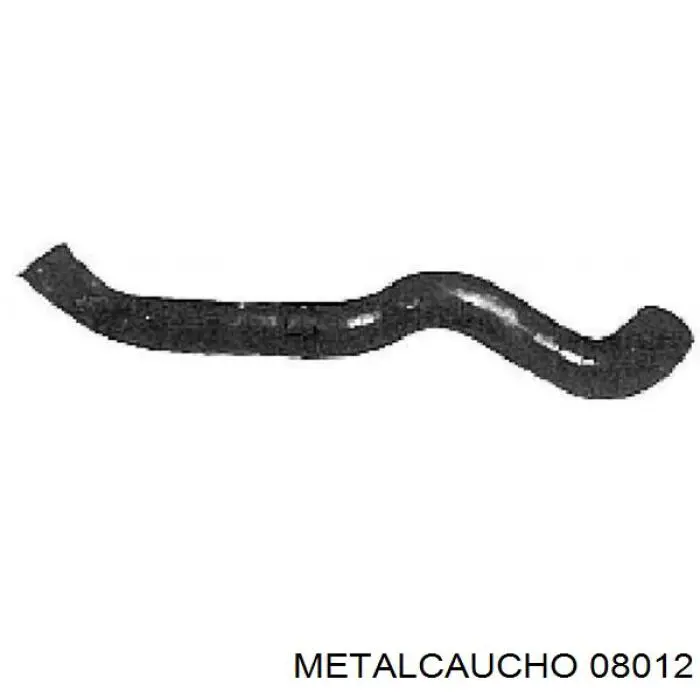 Comprar 08012 Metalcaucho Manguera inferior del radiador