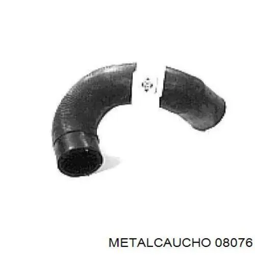 Comprar 08076 Metalcaucho Manguera inferior del radiador