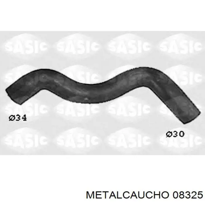 Manguera inferior del radiador Metalcaucho 08325 precio, desde 7,03 EUR
