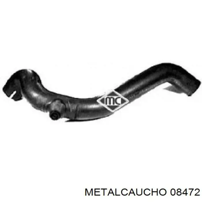 Manguera superior del radiador Metalcaucho 08472 precio, desde 12,89 EUR
