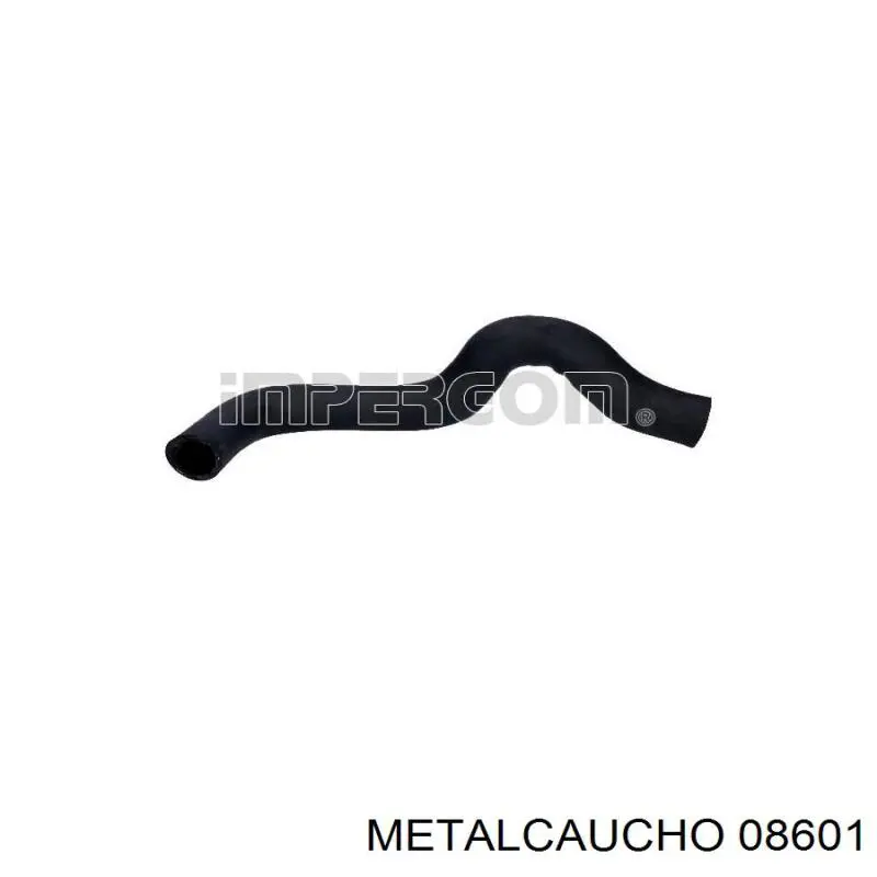 08601 Metalcaucho tubería de radiador arriba