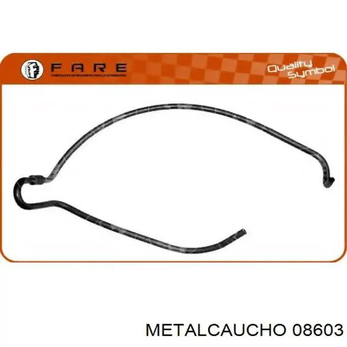 Comprar 08603 Metalcaucho Manguera superior del depósito de expansión