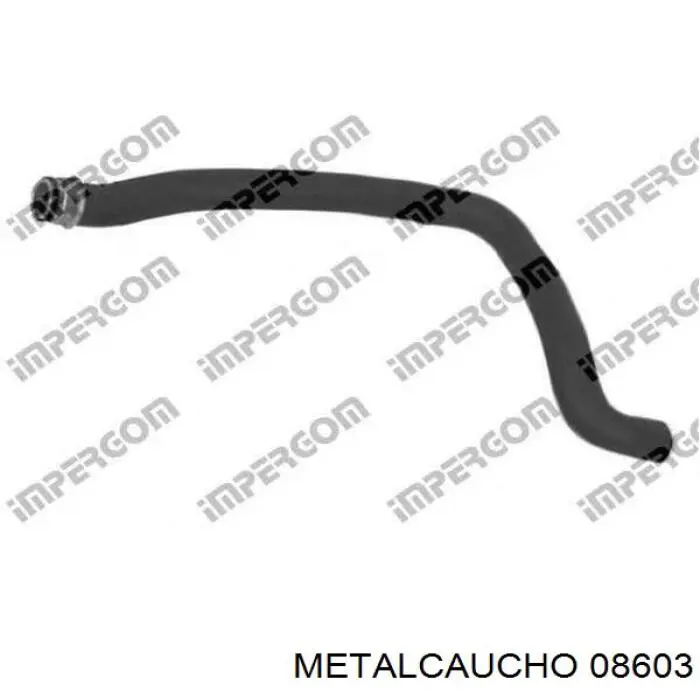 1351ZG Peugeot/Citroen tubería de radiador, tuberia flexible calefacción, superior