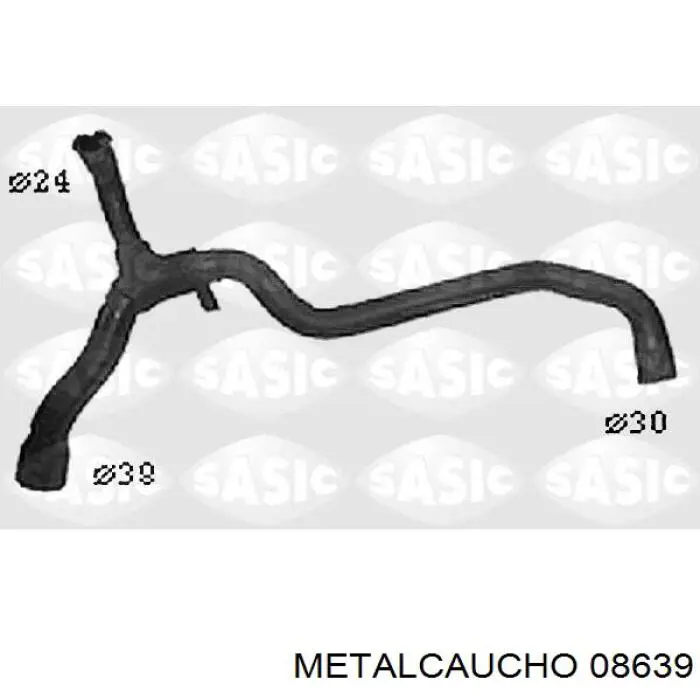 Manguera inferior del radiador Metalcaucho 08639 precio, desde 46,97 EUR