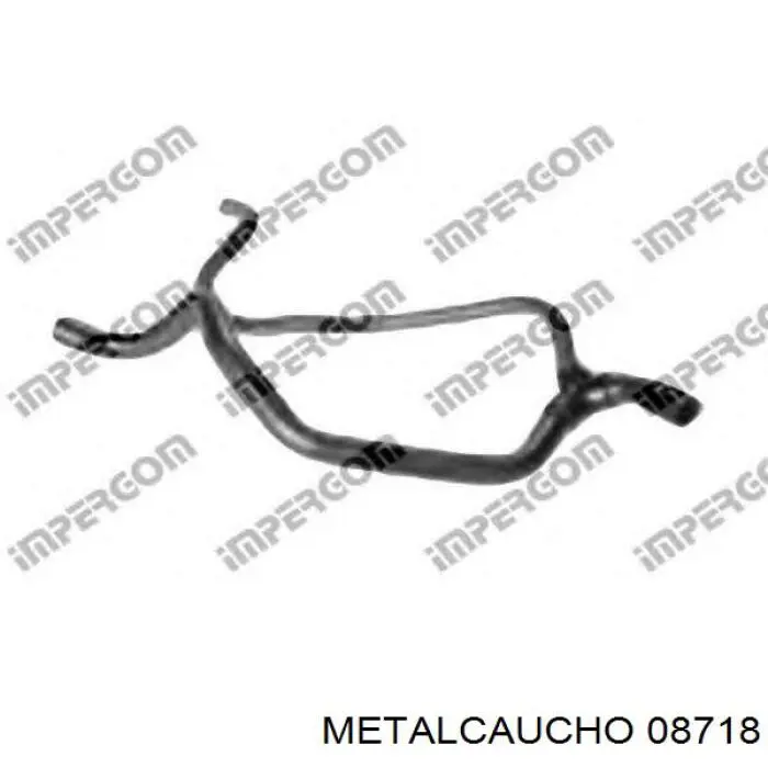 Comprar 08718 Metalcaucho Manguera inferior del radiador