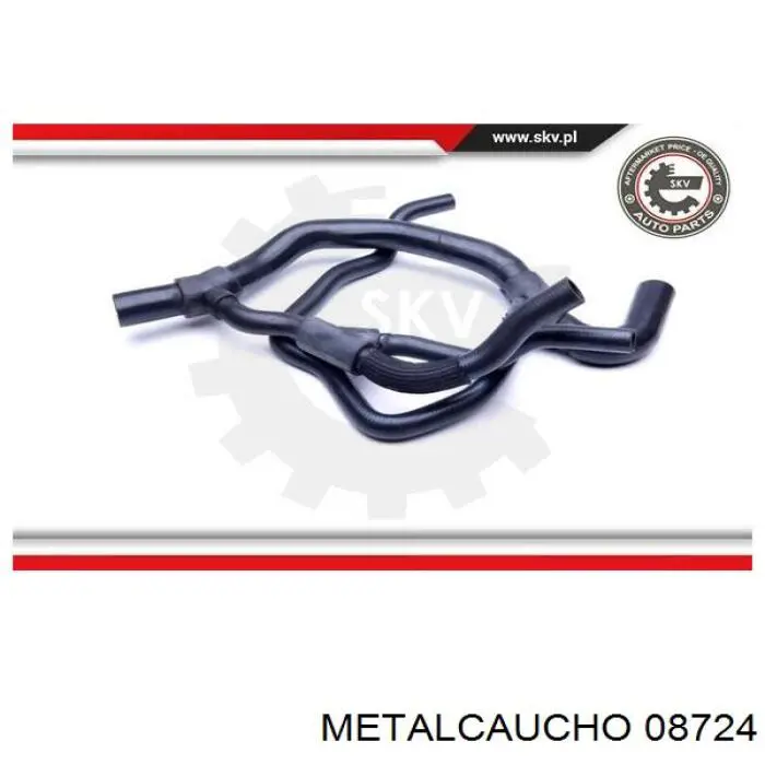 Comprar 08724 Metalcaucho Manguera inferior del radiador