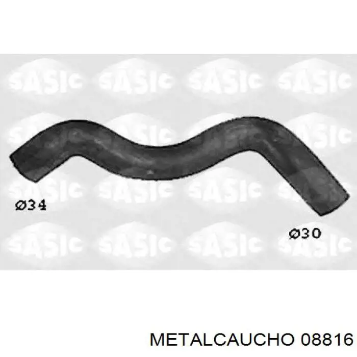 Manguera inferior del radiador Metalcaucho 08816 precio, desde 33,35 EUR