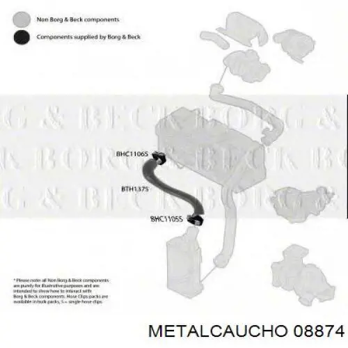 Manguera del intercooler Cautex 486673 precio, desde 57,44 EUR