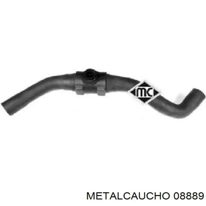 Comprar 08889 Metalcaucho Manguera superior del radiador