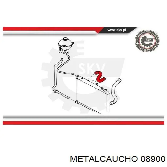 Manguera superior del radiador Cautex 035076 precio, desde 5,80 EUR