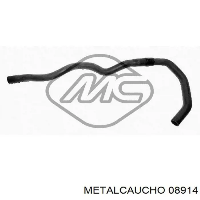 Comprar 08914 Metalcaucho Manguera de calefacción, retorno