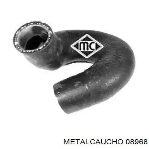 Manguera superior del radiador Metalcaucho 08968 precio, desde 11,95 EUR