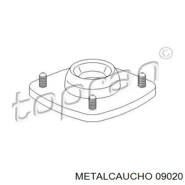 Comprar 09020 Metalcaucho Manguera de calefacción, entrada