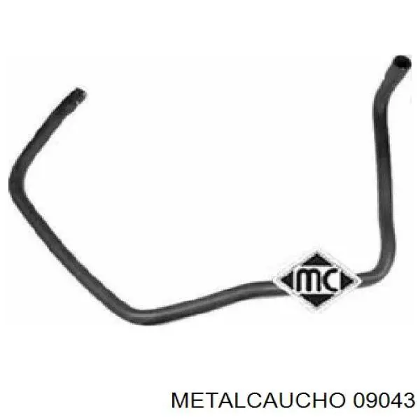 Comprar 09043 Metalcaucho Manguera inferior del vaso de expansión