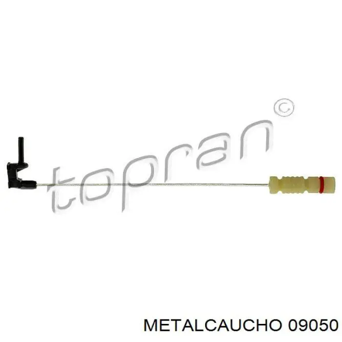09050 Metalcaucho tubería de radiador, alimentación
