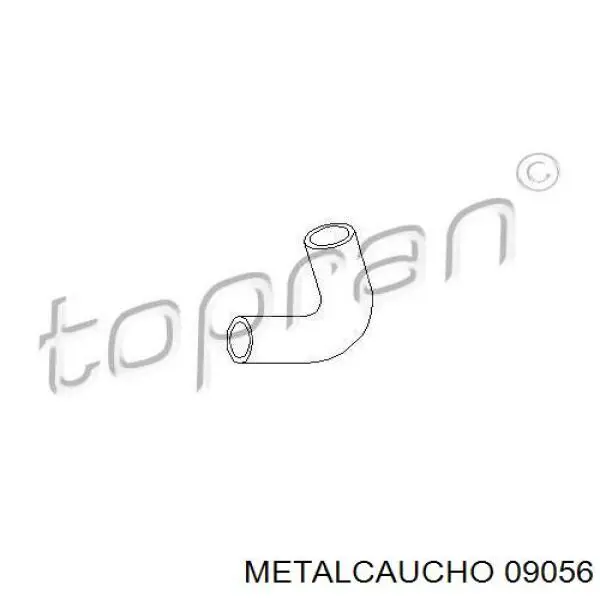 Tubo de ventilación del cárter 9056 Metalcaucho