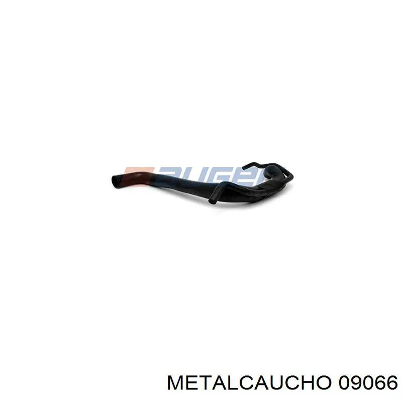 09066 Metalcaucho tubo intercooler superior