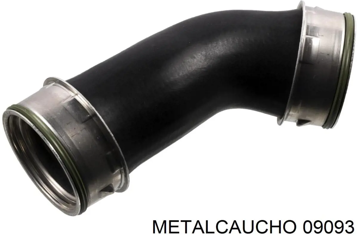 09093 Metalcaucho tubo flexible de aire de sobrealimentación inferior