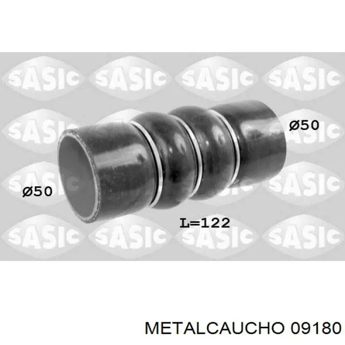 Manguera del intercooler Metalcaucho 09180 precio, desde 20,42 EUR