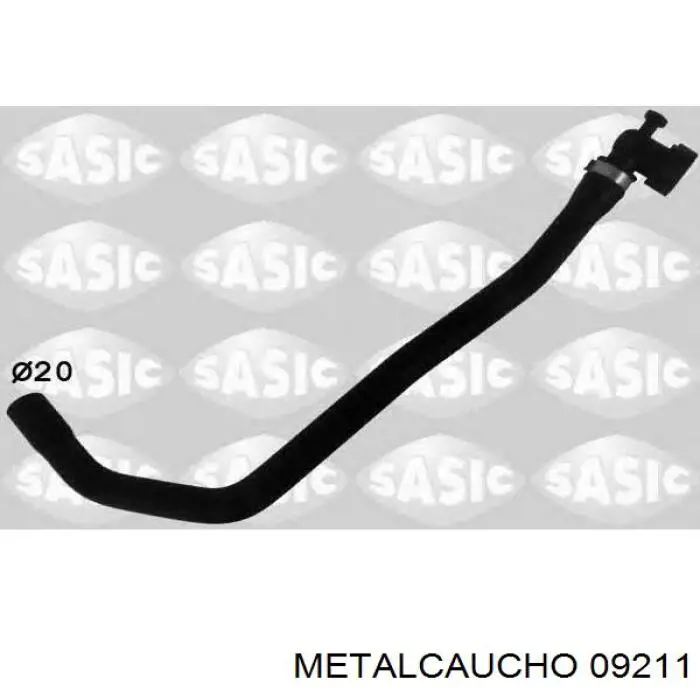 Comprar 09211 Metalcaucho Manguera superior del radiador