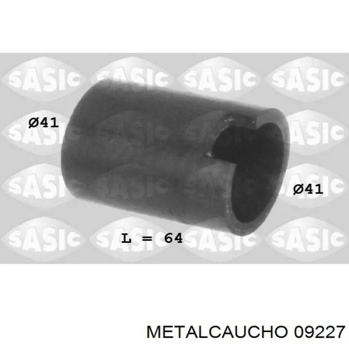 Comprar 09227 Metalcaucho Tubo de salida de aire del turbocompresor