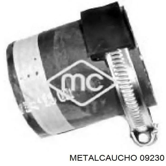 09230 Metalcaucho tubo flexible de aire de sobrealimentación, de turbina