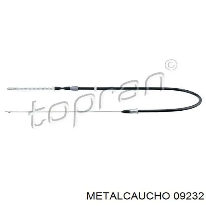 09232 Metalcaucho tubo flexible de aire de sobrealimentación, a turbina