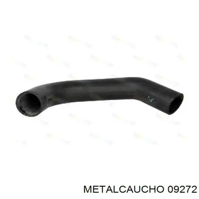 09272 Metalcaucho tubo flexible de aire de sobrealimentación inferior izquierdo