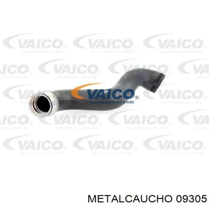 09305 Metalcaucho tubo intercooler superior