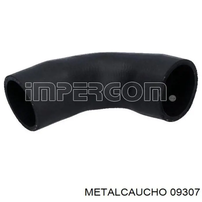 09307 Metalcaucho tubo flexible de aire de sobrealimentación inferior