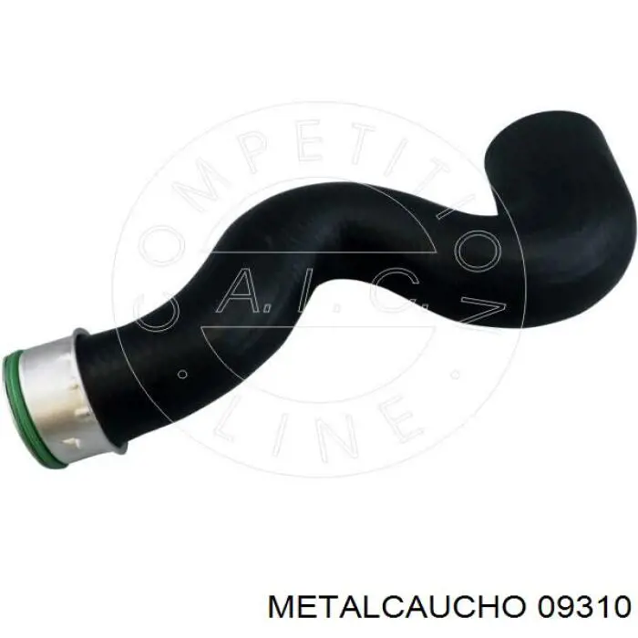 09310 Metalcaucho tubo flexible de aire de sobrealimentación inferior derecho