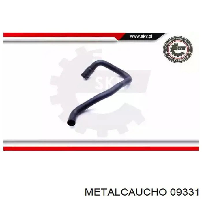 Comprar 09331 Metalcaucho Manguera de calefacción, entrada