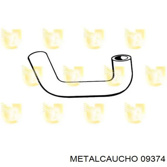Comprar 09374 Metalcaucho Manguera de agua refrigerante