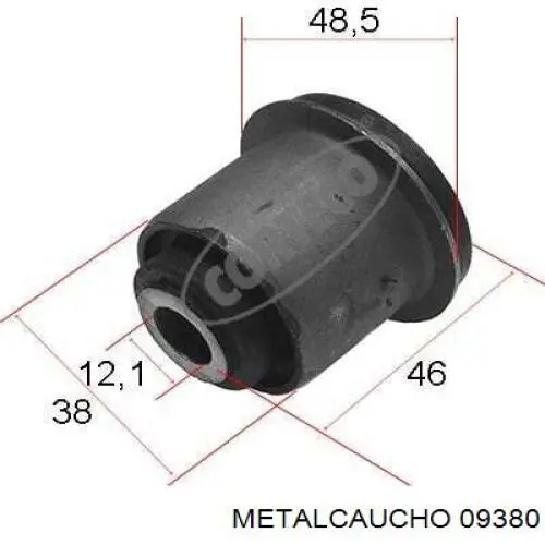 07729 Metalcaucho tubería de radiador arriba