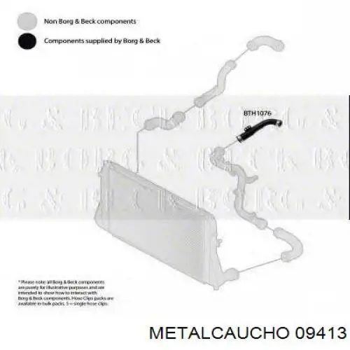 Manguera del intercooler Cautex 466810 precio, desde 47,80 EUR