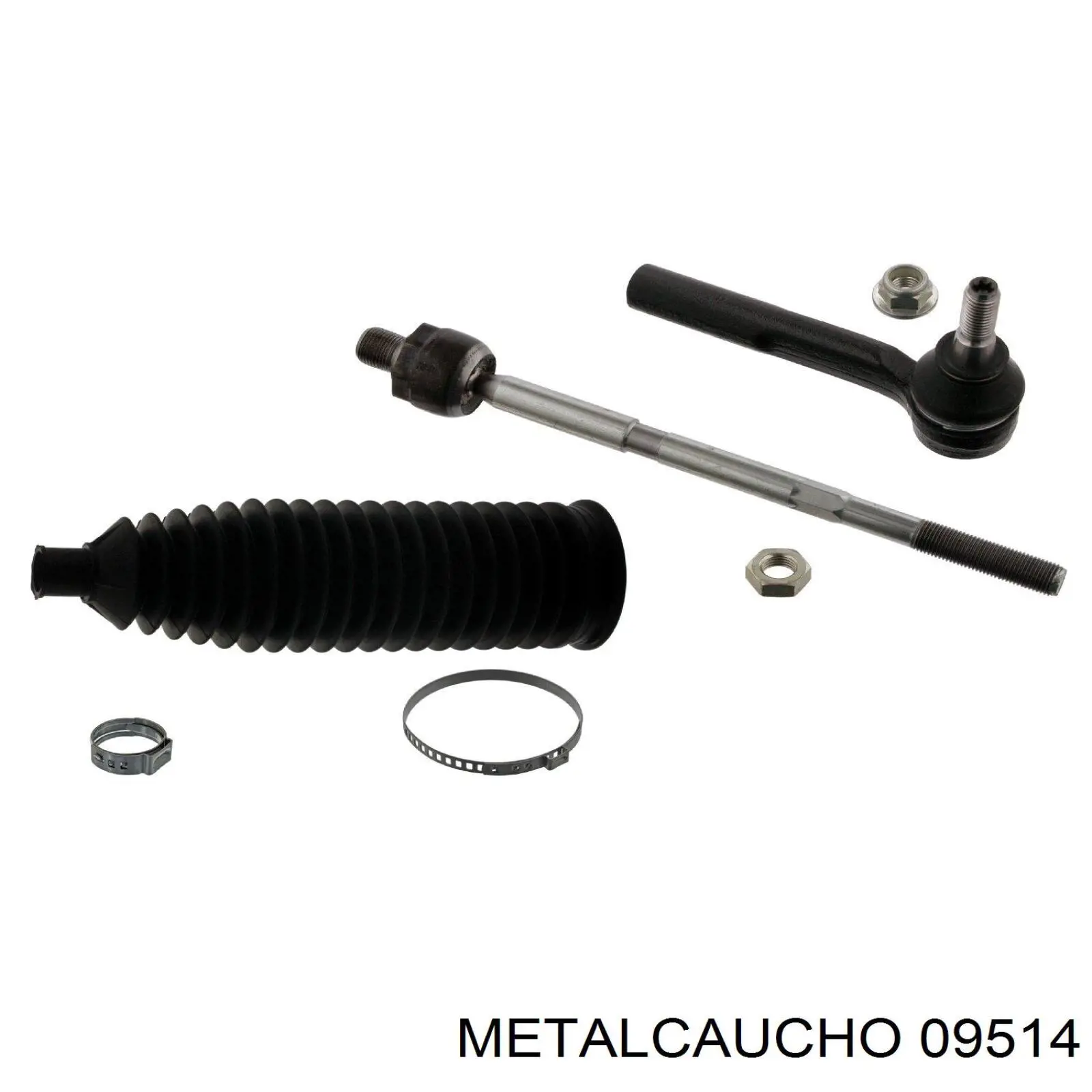Manguera inferior del radiador Metalcaucho 09514